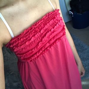 Strapless tube sundress